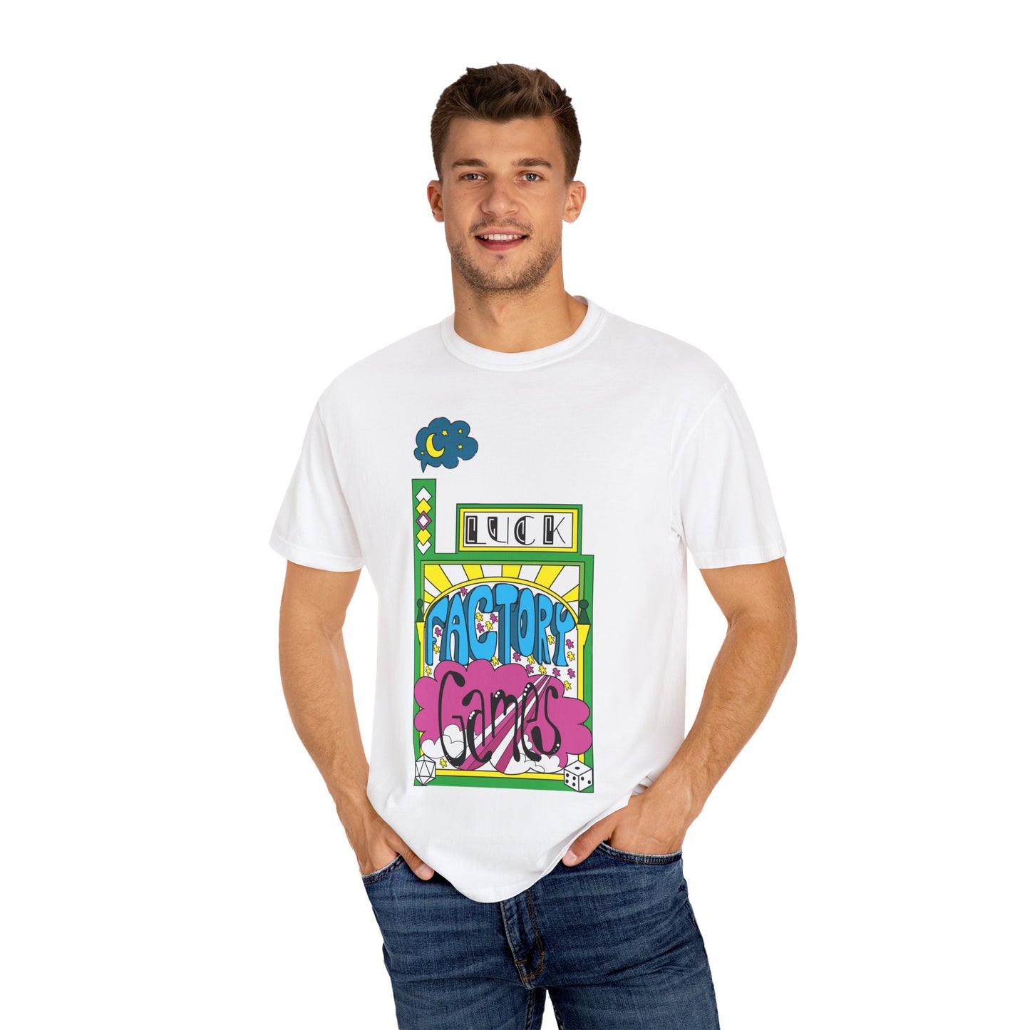 Luck Factory Games Colorful Tshirt